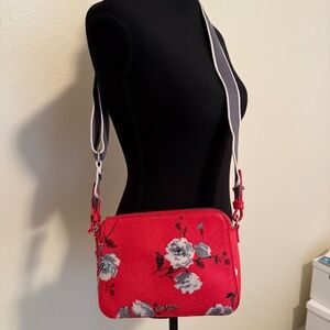 Cath Kidston UK Oilcloth Double Zip Crossbody Bag